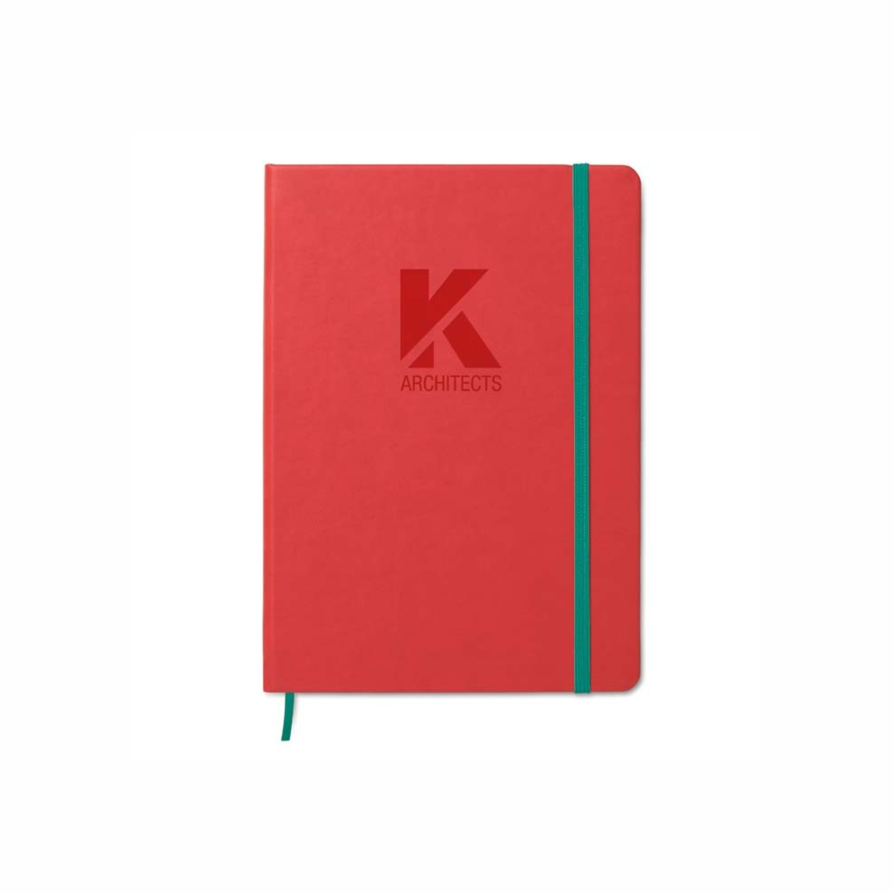 notebook a5 hardcover vegan leather (custom-made) with logo