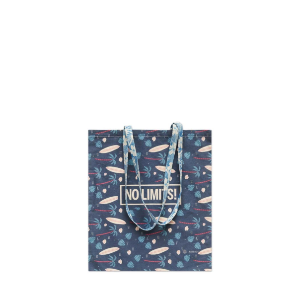 custom-made long handles shopping bag (organic) with logo
