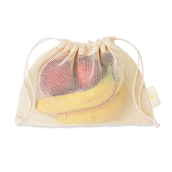 mesh grocery bag 30 x 20 cm (custom-made) with logo