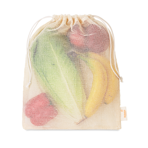 custom-made mesh grocery bag 30x35cm with logo