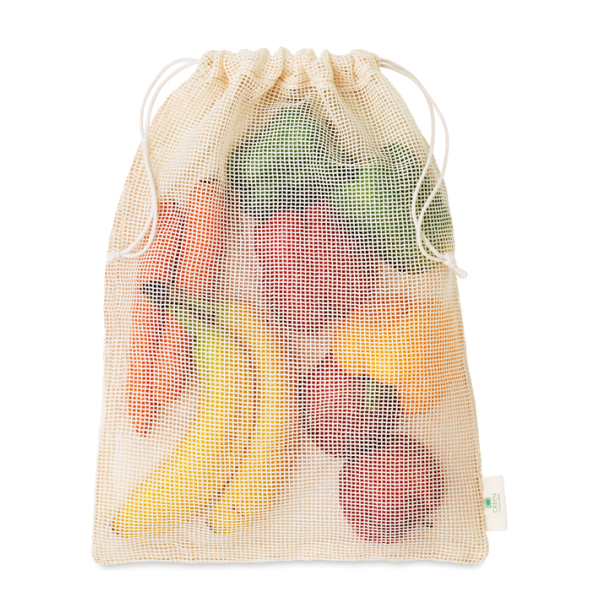 mesh grocery bag 30 x 40 cm (custom-made) with logo