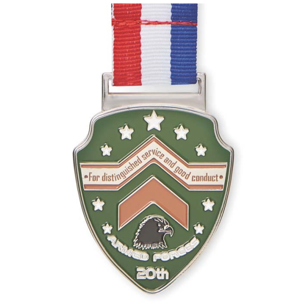 medal with hard enamel zinc (custom-made) with logo