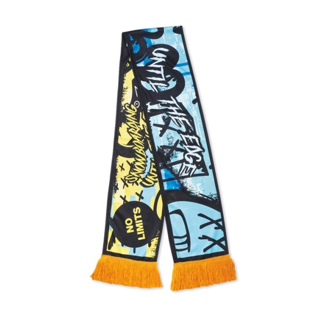 custom-made printed scarf (polyester) with logo
