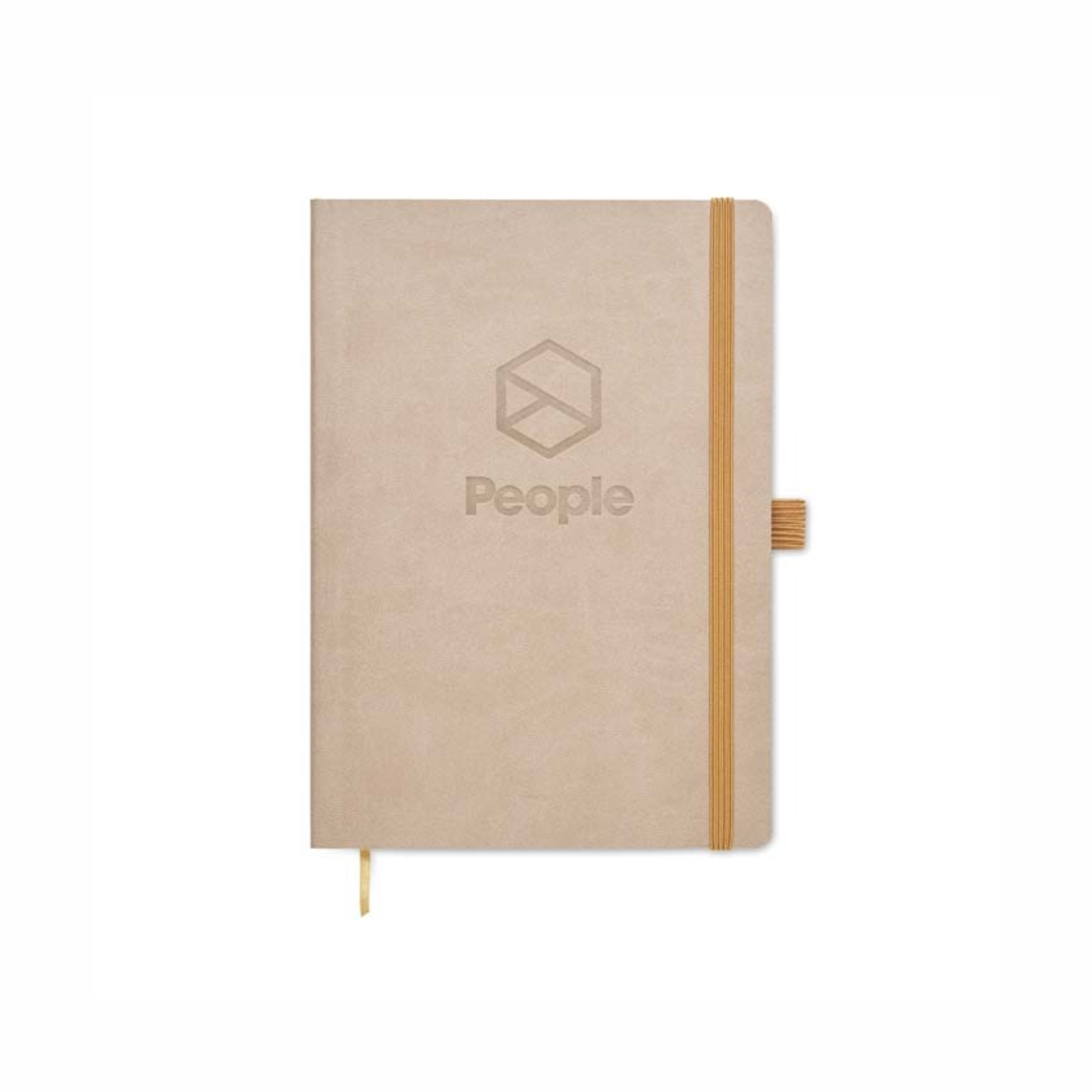 notebook a5 softcover vegan leather (custom-made) with logo